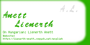 anett lienerth business card